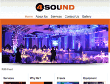 Tablet Screenshot of 4soundgroup.com
